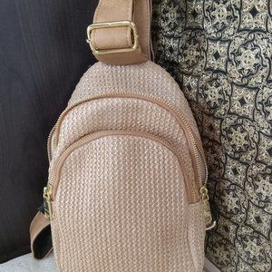 INICAT Classy GOLD or Camel/Tan New Crossbody bag Gift for Women orTeen Girls.